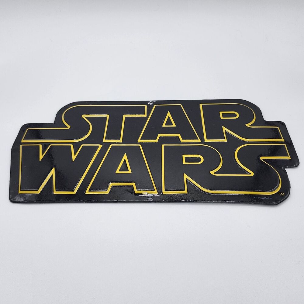 Star Wars Metal Sign - 13" X 6.5"